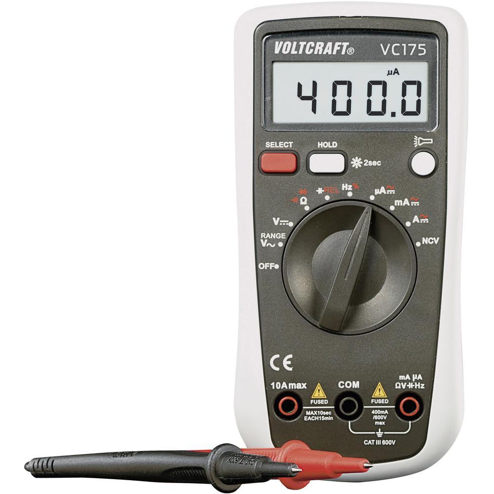 Handheld multimeter digital VOLTCRAFT VC175 CAT III 600 V Display (counts): 4000