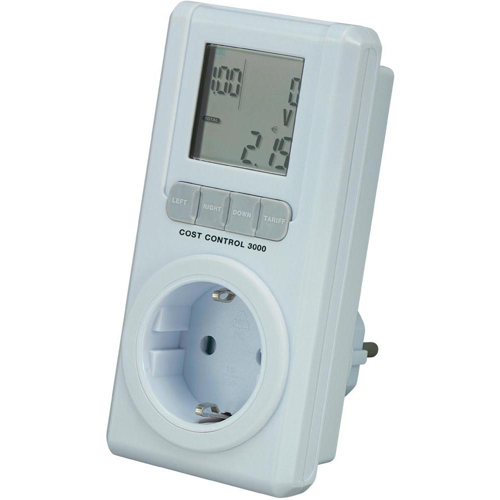 Energy consumption meter Basetech COST CONTROL 3000 DE, SE, AT, FI, NO, SI, HU, EE, LV, BG, RO, NL, ES, LU, BA, IT Alarm