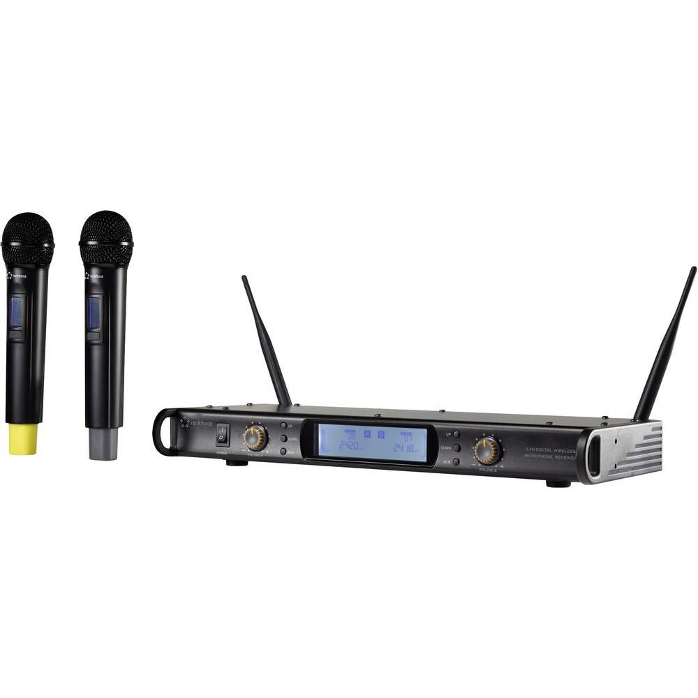 Wireless microphone set renkforce BM-2419 Transfer type:Radio