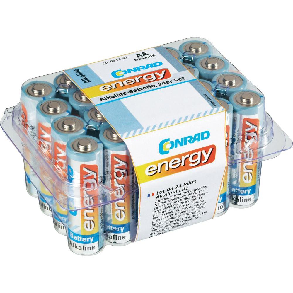 Conrad energy Alkaline AA Battery x24 pc(s)
