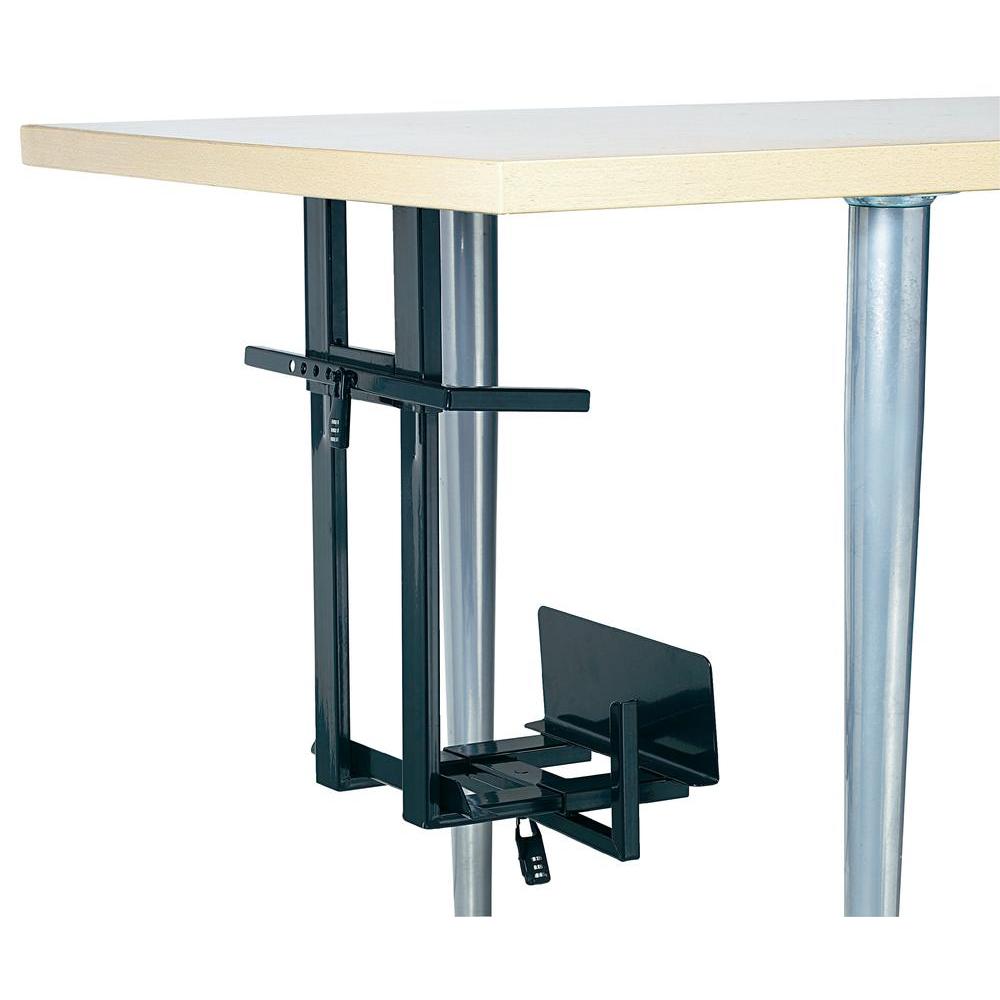 Achterhouden Verdeelstuk controller Under Desk Computer Tower Holder with Lock Black - CEI HK