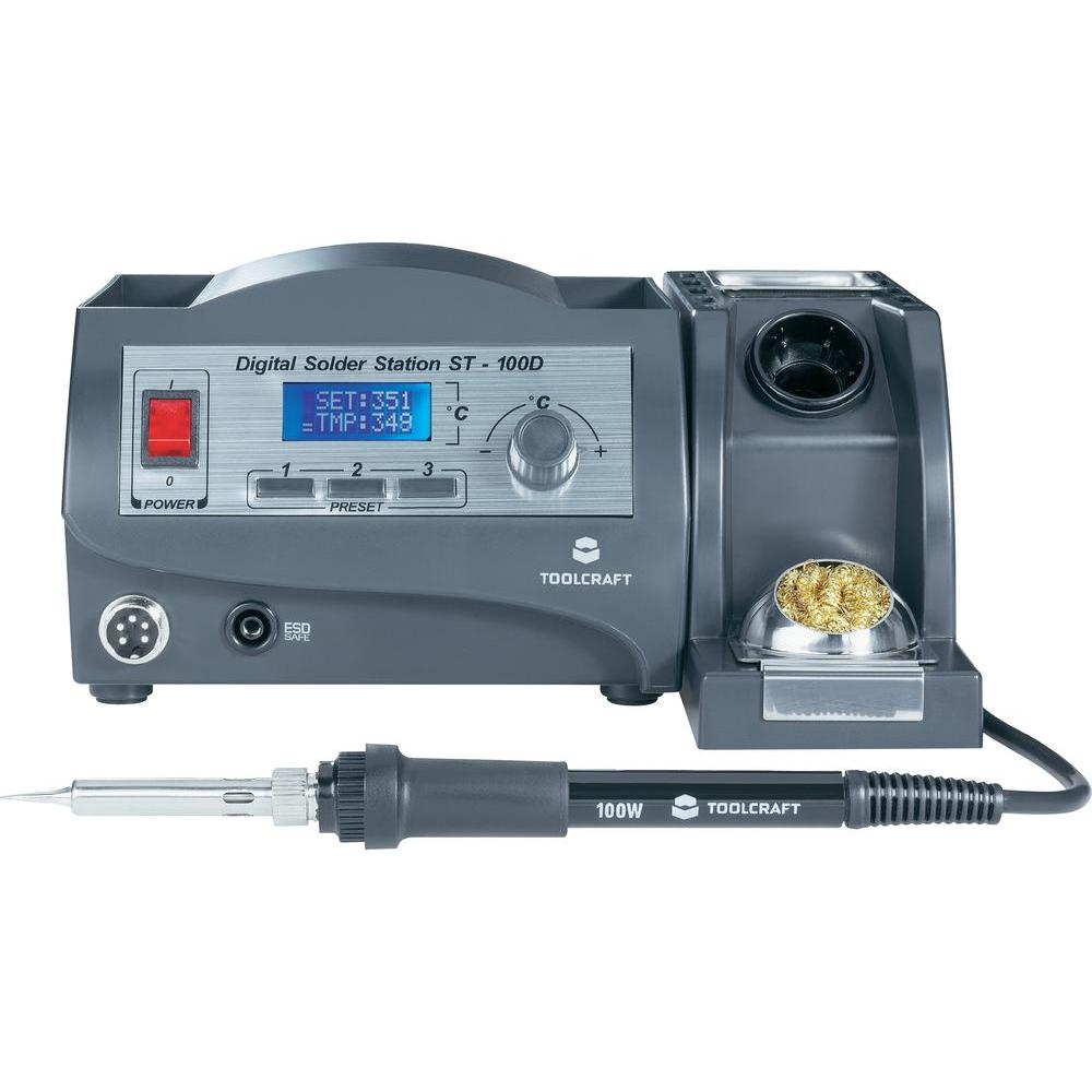 Soldering station digital 100 W TOOLCRAFT