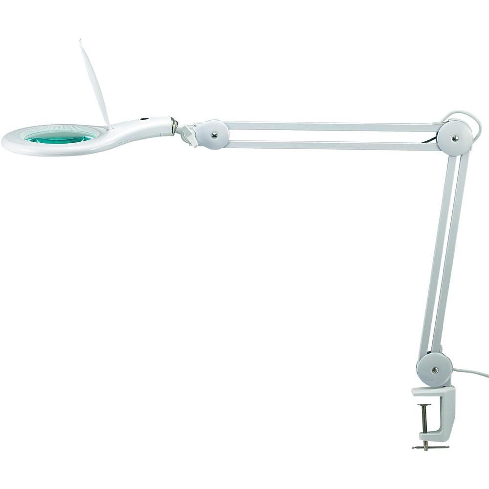 Toolcraft 7W LED Magnifying Workshop Lamp with Clamp